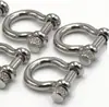 Grillete de Acero Inoxidable 304 Tipo Europeo en Forma de D Moleteado de Alta Resistencia para Elevación de Liberación Rápida Desmontable Accesorios de Aparejo para Uso Marino