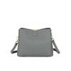 Bolso de piel de vaca de moda personalizado para mujer, nuevo bolso de cubo de gran capacidad, versátil bolso bandolera de piel auténtica para el trabajo.