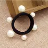 Anillo de toalla de perla sin costuras con cabeza de bola, cuerda para el pelo, venta al por mayor, accesorios para el cabello de moda primavera y verano, mercado nocturno