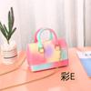 Bolsa de Almohada Cubo Caliente al por Mayor de Fábrica Mini Pequeña Bolsa de Gelatina Macaron Bolso de Hombro Cruzado para Mujer