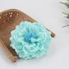Fabricante Europeo y Americano Tiktok Sombrero Fino de Lana Flor de Seda Flor Pluma Accesorios de Ropa Broche Joyería Peonía de Chiba
