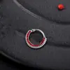 Moto comercio electrónico transfronterizo acero inoxidable anillo oscuro para la nariz serie murciélago anillo para el tabique nasal pendientes anillo de herradura anillo cerrado