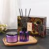 Lâmpada de Cera Derretida Transfronteiriça Copo com Céu Estrelado em Relevo Vela Aromática Caixa de Presente Fragrância Sem Chama Conjunto de Aromaterapia Presente para o Dia 8 de Março