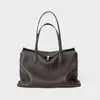 Bolso de Mano Grande Estructurado de Cuero Genuino para Mujer, Piel de Vaca de Capa Superior, Bolso de Axila, Bolso Tote Personalizado Versátil para el Trabajo