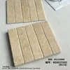Ladrilhos de calcário em formato longo para pousadas, cafeterias e lojas, ladrilhos estilo antigo, revestimentos de parede 100% cerâmicos para cozinha e banheiro, ladrilhos de piso antiderrapantes