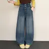 Jeans de Nuevo Estilo Otoñal para Niñas (Tallas Mediana a Grande) Ropa Infantil Niños Niñas Pantalones de Mezclilla con Botones Estilosos Versátiles Modernos de Moda