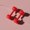 Mancuernas de cemento para uso en casa, fitness de yoga para mujeres, ejercicios de dormitorio, mancuernas para hombres principiantes, mancuernas pequeñas recubiertas de colores