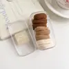 Simples gomas y diademas para el cabello estilo coreano para niñas, cuerdas para el cabello de alta elasticidad y duraderas, nuevos accesorios para el cabello 2025