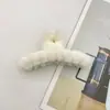 Oufei Le versão coreana do grande clipe de pelúcia de vison outono e inverno parte de trás da cabeça cabelo de coelho clipe de tubarão grampo de cabelo acessórios de cabelo atacado