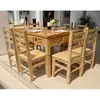 Juego de Mesa y Sillas de Comedor de Madera Maciza, Mesa de Comedor para Restaurante, Mesa para Apartamento Pequeño, Mesa de Comedor para el Hogar, Mesa Cuadrada, Mesa de los Ocho Inmortales Estilo Antiguo
