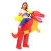 Disfraz inflable de dinosaurio personalizable traje de tiburón alienígena Halloween disfraz divertido para actuación decoración de fiesta
