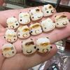 Carbón Asado Bodhi Accesorios Gato de la Suerte Cuentas Dispersas Estilo DIY Hecho a Mano Jugar Accesorios de Moda Cuentas de Buda Pulsera Cuentas de Rosario