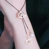 Venta al por mayor de fábrica cadena larga para suéter accesorios para puestos accesorios para tiendas de ropa colgante colgante de collar de alta calidad