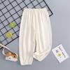Liquidación primavera y verano niños bombachos de seda pantalones de mosquitero para niños pantalones de aire acondicionado de seda de algodón artificial para bebés niños venta al por mayor