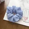 Novo Scrunchie Tridimensional de Bolinhas Coloridas Sólidas Estilo Coreano para Mulheres, Elástico Doce e Fofo para Coque, Faixa de Cabelo Simples e Versátil