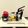 Máquina portátil de perfuração de trilhos a combustão interna, fácil e estável para fixação de trilhos, máquina de perfuração de trilhos a combustão interna para ferrovias