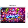 Faixa de Aniversário Transfronteiriça Feliz Aniversário Decoração de Festa de Feriado Personalização em Pequenos Lotes