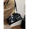 Bolsa de Commuting Maillard Feminina Primavera/Verão 2026 Bolsa de Ombro Versátil Retro Grande Capacidade Bolsa de Commuting