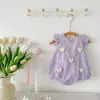 Ropa de Bebé para Verano, Mameluco Delgado Estilo Princesa, Conjunto de Verano Súper Lindo y Elegante para Bebés