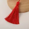 8cm oreja corta y gorda borla vertical hilo grueso bolsa colgante accesorios accesorios para ropa fábrica venta al por mayor