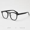 72377 Estilo Nicho Literario Retro TR90 Estilo Japonés y Coreano Montura para Gafas para Miopía Moderna para Hombre y Mujer Personalizada Sven Montura para Gafas Planas