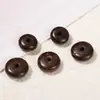 Cuentas Espaciadoras Naturales de Cáscara de Coco Color Marrón para Hacer Joyería, Accesorios y Espaciadores de Pulseras