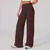 El nuevo modelo transfronterizo de Amazon admite múltiples colores y lunares, pantalones rectos de pierna ancha populares que levantan las caderas, estilizan la figura y son adecuados para el fitness.