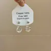 Brincos de Lâmpada Pequena com Bolinhas Coloridas Onduladas Moda Simples Dupla Face Brincos de Bola de Vidro Exquisitos Brincos Dopamina