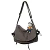 Bolso de lona casual estilo ins nuevo 2026, bandolera versátil unisex, bolso cruzado de gran capacidad moderno para estudiante