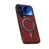 Adecuado para Xiaomi 17Promax Lente Metálica Funda Magnética para Teléfono Xiaomi 15Ultra Textura de Cuero Funda Protectora Anticaídas
