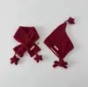 Gorro Protector de Oídos para Bebé Otoño e Invierno Estrella Bebé Tejido Gorro Elfo Niños y Niñas Cortavientos Engrosado Gorro de Lana
