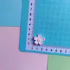 Acessórios de cola em creme capa de celular material DIY feito à mão flor de cerejeira núcleo de flor de cinco pétalas grampo de cabelo acessórios de cabelo acessórios de resina