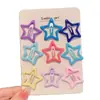 2025 Novo Estilo de Verão Estrela na Testa Colorida Presilha de Cabelo Menina BB Clip Clip para Franja Clip para Meninas Acessórios de Cabelo