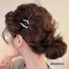 Pinza para el Cabello Exquisita de Gama Alta para Mujer Clip BB Estampado de Leopardo Retro Lindo Clip para Flequillo Lateral Accesorios para el Cabello de Moda con Temperamento
