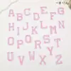 Amazon transfronterizo caliente multi-color letras bordado por computadora tela pegatinas DIY zapatos y sombreros bolsos textil auxiliar autoproducido