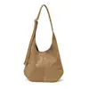 Bolso Transfronterizo para Mujer 2025 Otoño e Invierno Nuevo Bolso de Hombro y Axila de Gamuza Gran Capacidad Vintage Versátil Bolso Cubo Set