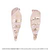 Colgante de Concha Natural Material Galvanizado Hecho a Mano DIY Aretes Campana de Viento Adornos Colgantes Colgante Creativo Hecho a Mano