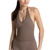 Chaleco de Yoga sin Costuras Halter de Cuello Europeo y Americano Espalda Hermosa Cintura Desnuda a Prueba de Impactos Ropa Interior tipo Tirantes Deportivos Fitness Yoga