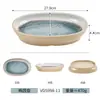 Série Mar Estelar Louça de Melamina Panela Quente Churrasco Restaurante Buffet Tigelas e Pratos Criativos de Imitação de Porcelana Prato para Molho Conjunto de Louças