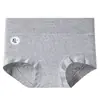 Ropa interior de algodón de color natural para mujer de cintura alta, 60 unidades, 10A, antibacteriana, talla grande, cobertura total, sin costuras, calzoncillos tipo bóxer para niñas