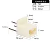 Nuevos Ganchos Adhesivos Sin Rastro Transfronterizos para Marcos de Fotos, Cajas de Medidores Eléctricos, Pinturas Decorativas, Clavos Invisibles, Clavos Reforzados de 14 mm, Clavos de Pared de ABS con Tres Colas