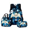 Juego 3D nuevo ROBLOX blox fruits mochila escolar lonchera estuche para lápices juego de tres piezas