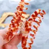 Acessórios de Cabelo Reais de Ácido Acético Estilo K Simples Pinça Grande Estilo K Elegante Grampo de Cabelo para Dama Grampo de Cabelo Presilha de Tubarão Francesa