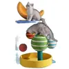 Marco de escalada para gatos de juguete para gatos al por mayor no ocupa un marco de escalada para gatos de cielo estrellado árbol para gatos pequeño y mediano columna para atrapar gatos nido para gatos integrado