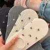 Meias Sapatilha Femininas para Primavera e Verão, Meias Invisíveis Finas de Algodão Puro de Corte Baixo, Antiderrapantes, com Calcanhar Antiderrapante, Meias Curtas Respiráveis de Malha