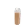 500ML 1000ML plástico PS creativo portátil transparente cuadrado taza taza de leche taza cuadrada plástico