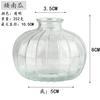 Jarrón de Vidrio Retro Transfronterizo Transparente Pequeño Flores Hidropónicas Sala de Estar Jarrón Adornos Decorativos Venta al por Mayor en Stock