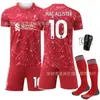 2627 Jersey del Ejército Rojo número de club 11 Salah uniforme de equipo infantil Liverpool local Traje de fútbol Notta