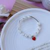 Yiwu Atacado de Pulseira de Pérola Cerâmica de Pequenos Produtos Joia de Mão com Contas de Cristal Pulseira para Casal Estudantes Crianças Joia Feminina