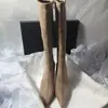 Botas Altas de Tacón Simple Estilo Coreano para Mujer 2026 Otoño/Invierno Nuevas Botas Elásticas Adelgazantes por Encima de la Rodilla Tacón Fino Mate Botas Altas